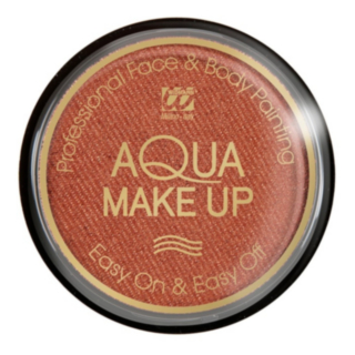 Metalliskt Aqua Smink Brons