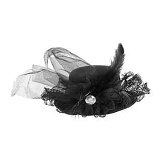 Svart Mini Tophat Diamant