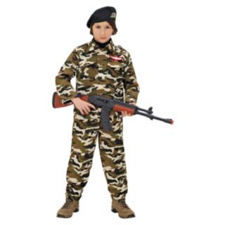 Soldat Barndräkt