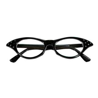 Cateye 50-tal Glasögon Svarta