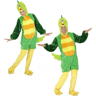 Grön Fågel Maskeraddräkt