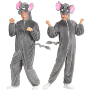 Mjuk Elefant Maskeraddräkt