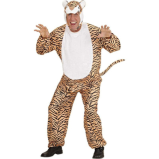 Mjuk Tiger Maskeraddräkt