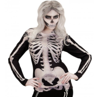 Långärmad Skelettröja Dam