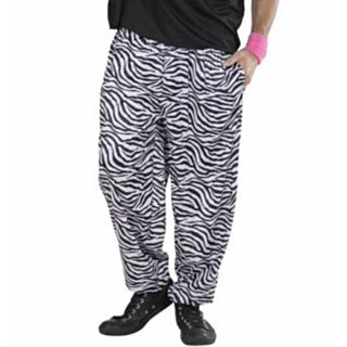 80-tal Hiphop Byxor Zebra