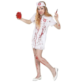 Zombie Sjuksköterska Barndräkt