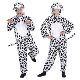 Mjuk Dalmantin Maskeraddräkt