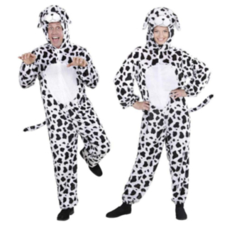 Mjuk Dalmantin Maskeraddräkt