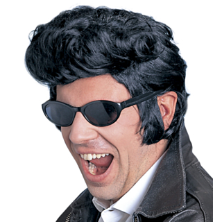 Rock'n'Roll-peruk, glansig