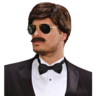 Playboy Peruk & Mustasch