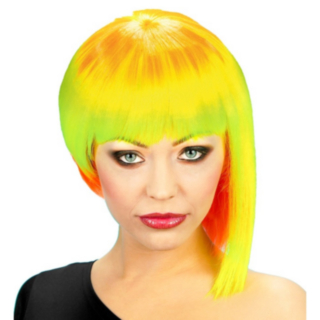 Neon Punk Peruk Gul