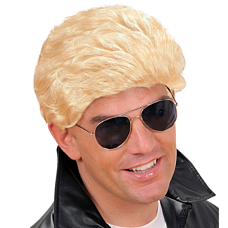Grease Bakåtkammad Peruk Blond