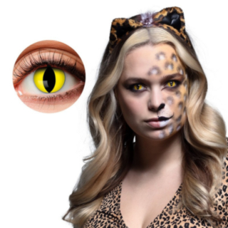 Kontaktlinser Yellow Cat
