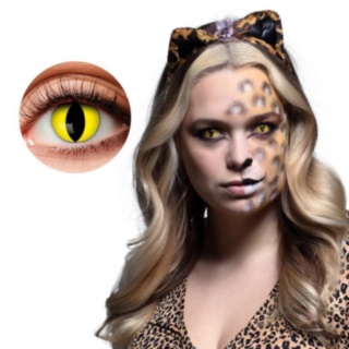Kontaktlinser Yellow Cat