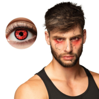 Djävul Halloweenlinser