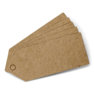 Perforerade Etiketter Kraft