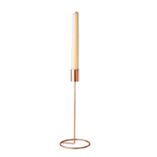 Smal Ljusstake Roséguld