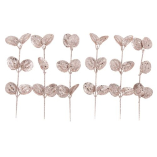 Eukalyptus Konstgjorda Blomsterkvistar Roséguld