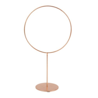Dekorativ Cirkel Metall Roséguld