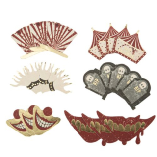 Cabinet Of Curiousities Halloween Bordskonfetti