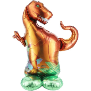 T-Rex Folieballong Koppar/Grön