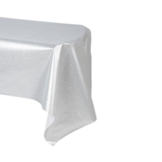 Glittrande Duk Silver