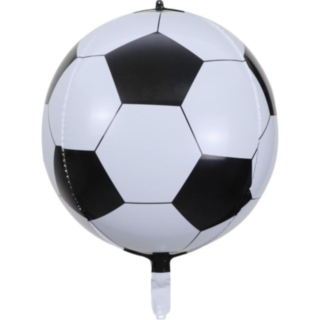 Fotboll Folieballong Svart/Vit