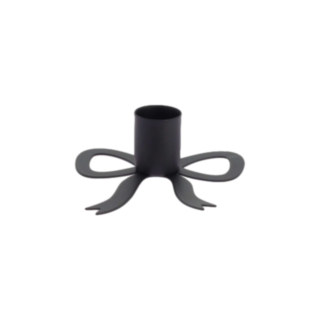Rosett Ljusstake Svart