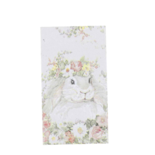 Kanin Blommor Servetter Pastell