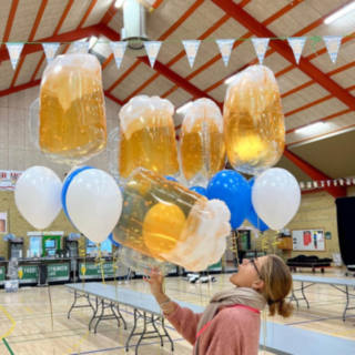 Ölglas Folieballong