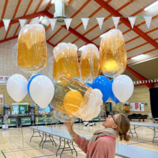 Ölglas Folieballong