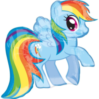 My Little Pony® Rainbow Dash Folieballong