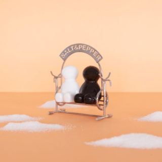 Salt & Pepper salt- och pepparströare svart/vit