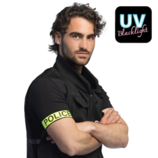 Police UV Armband Neongul