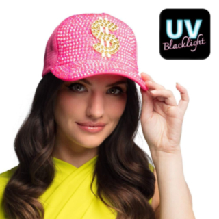 Keps Dollar Neonrosa