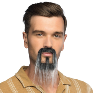 Ninja Skägg Grå