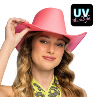 UV Cowboyhatt Rosa
