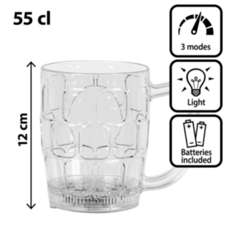 LED Ölglas Plast