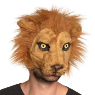 Lejon Halvmask Brun