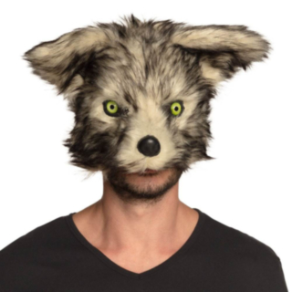 Varg Halvmask Grå