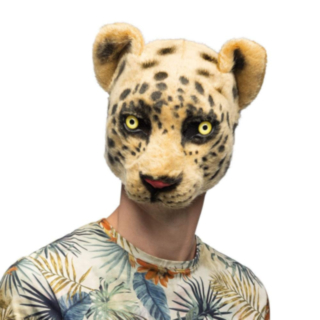 Leopard Halvmask