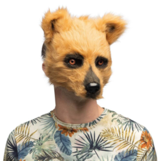 Plysch Björn Mask Brun