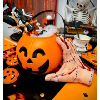 Halloweenpumpa Godishink Med Ljud & Ljus