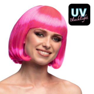 Neon Cabaret Peruk Rosa