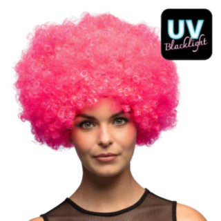 Neon Groove Peruk Rosa