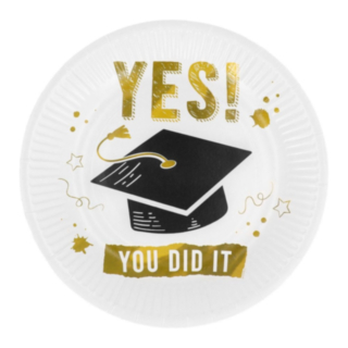 Examen Yes You Did It Papperstallrikar