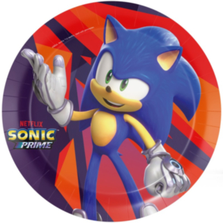 Sonic Prime® Papperstallrikar