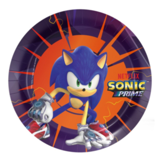 Sonic Prime® Netflix Papperstallrikar