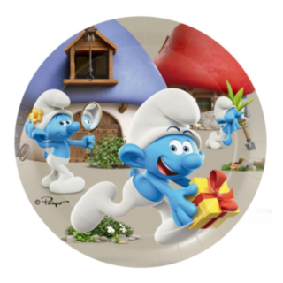 Smurfarna® Papperstallrikar