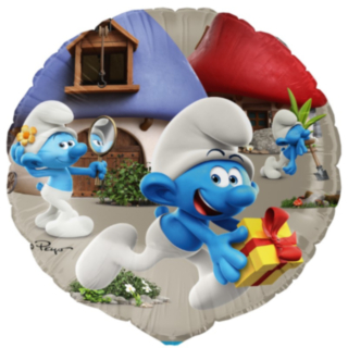 Smurfarna® Rund Folieballong
